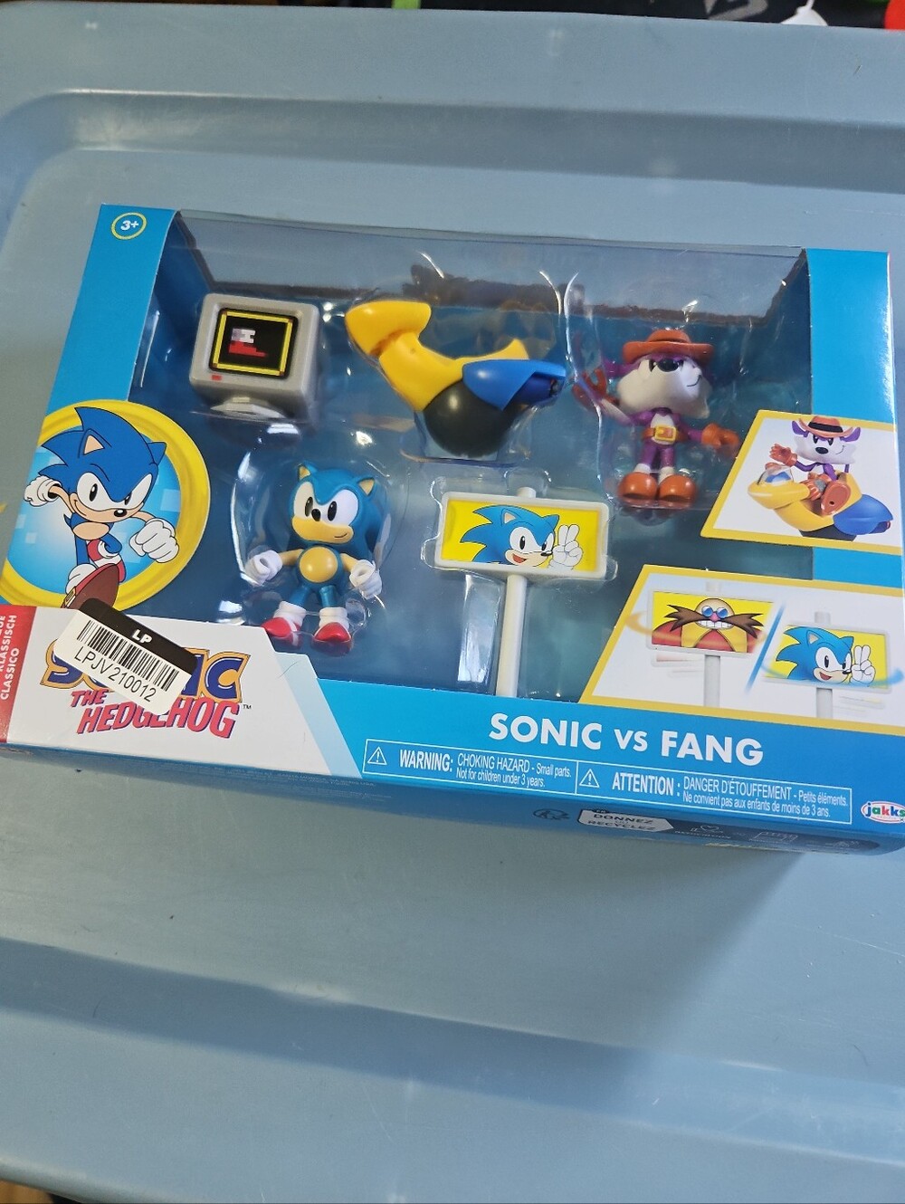 Jakks Sonic the Hedgehog Sonic Vs Fang Diorama 2.5" Figure Classic Playset